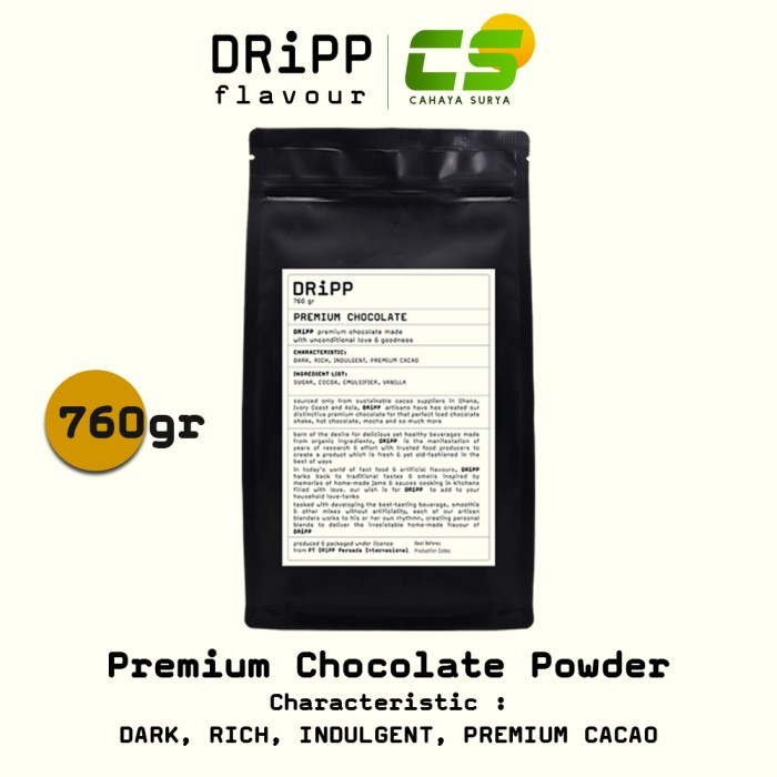 

Cuci Gudang Dripp Powder / Bubuk Minuman - Premium Chocolate 760 Gr