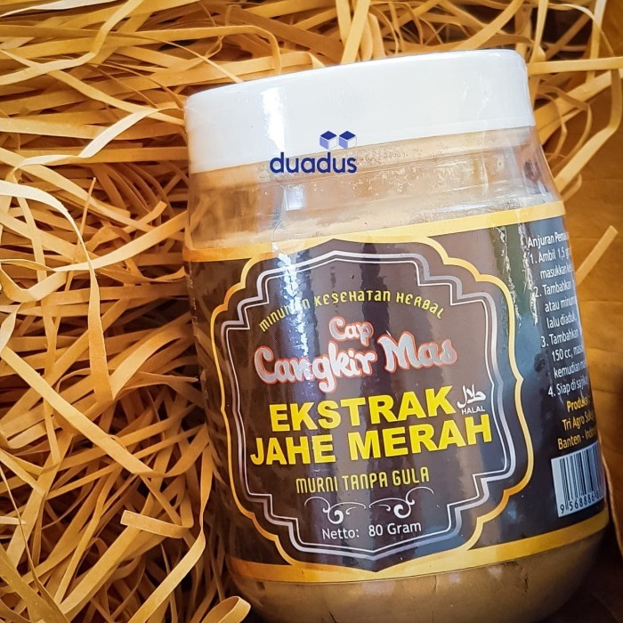 

Promo!! Jahe Merah Cap Cangkir Mas Ekstrak Jahe Merah Murni 100% Tanpa Gula