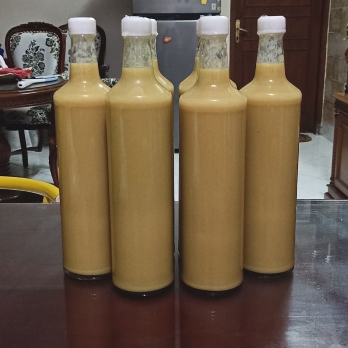 

Best Seller Ramuan Bawang Putih Tunggal + Jahe Merah +Cuka Apel +Madu +Lemon 450Ml