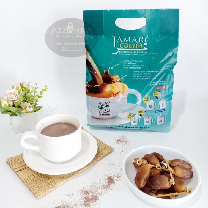 

Cuci Gudang Tamar Cocoa - Bubuk Minuman Cokelat Dengan Kurma 20 Sachet