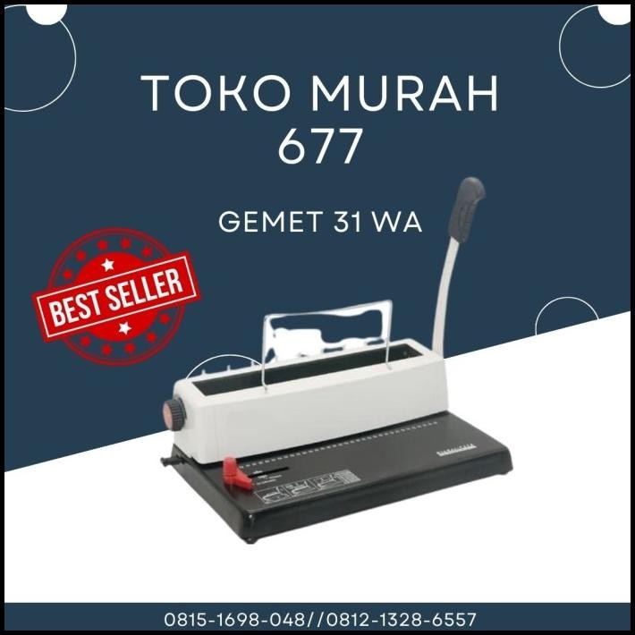 

Mesin Jilid Gemet 31 Wa