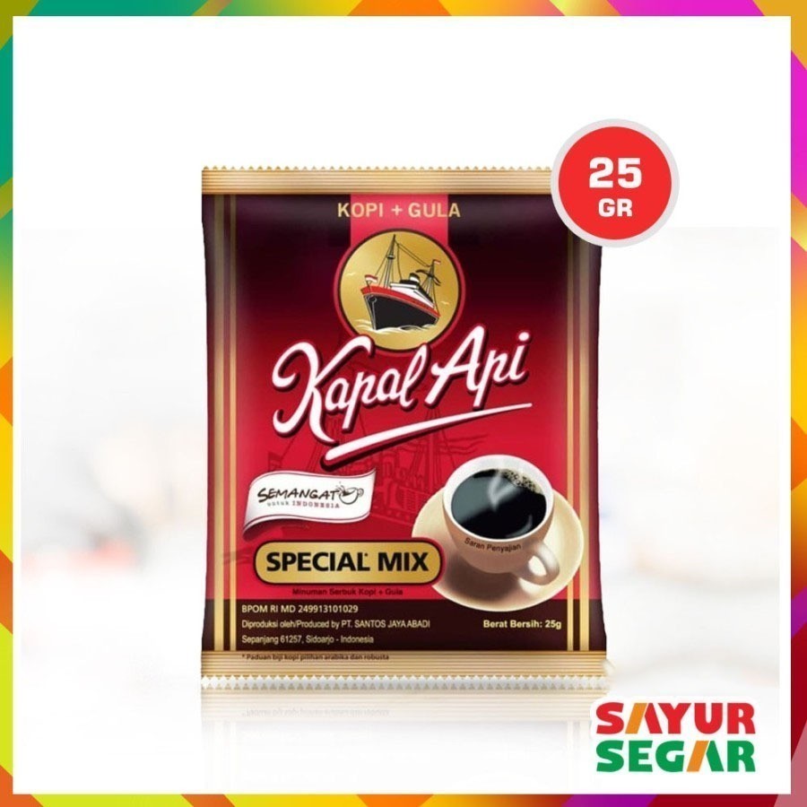 

Kopi Kapal Api Special Mix [25G] Sachet - Kopi+Gula