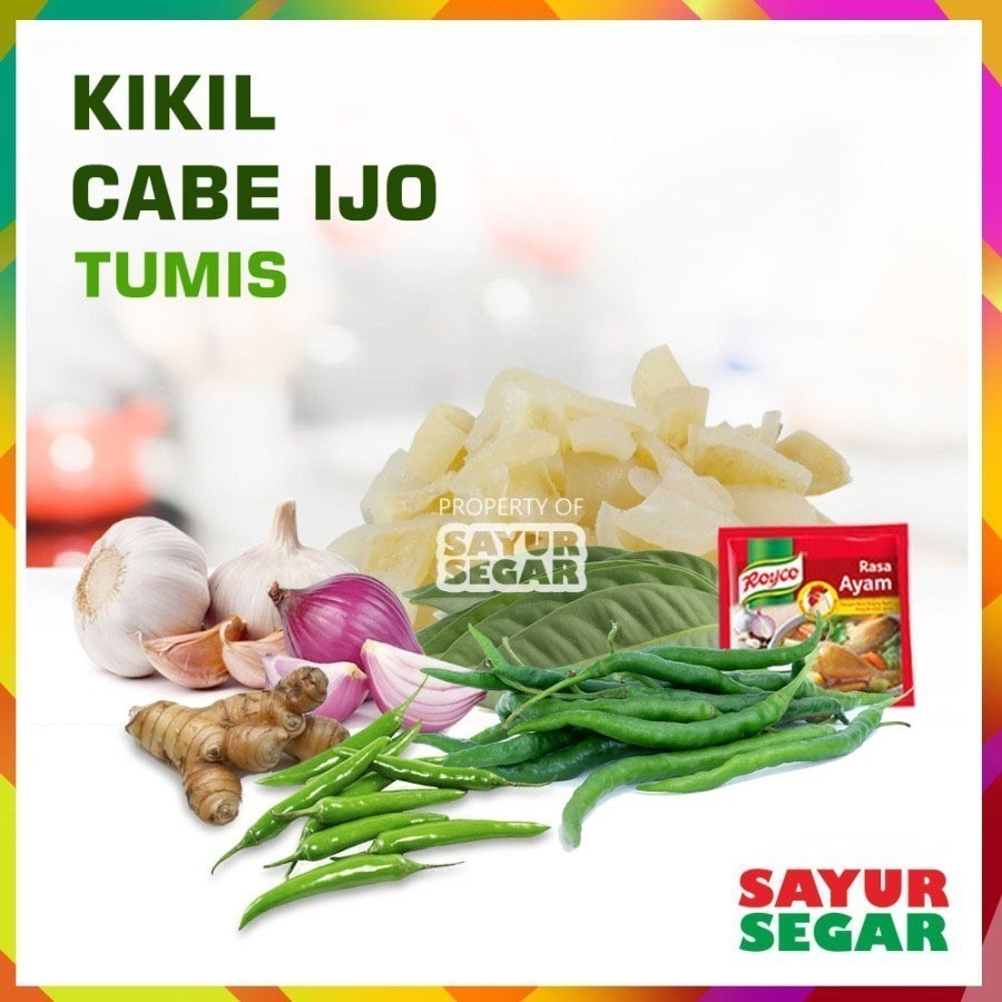 

Paket Sayur Tumis Kikil Cabe Ijo [1 Paket Sayur] - Ready to Cook