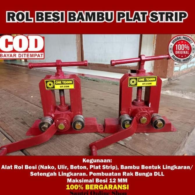 ALAT ROL BESI MANUAL Penekuk Besi Bending Besi Bentuk Lingkaran Alat
