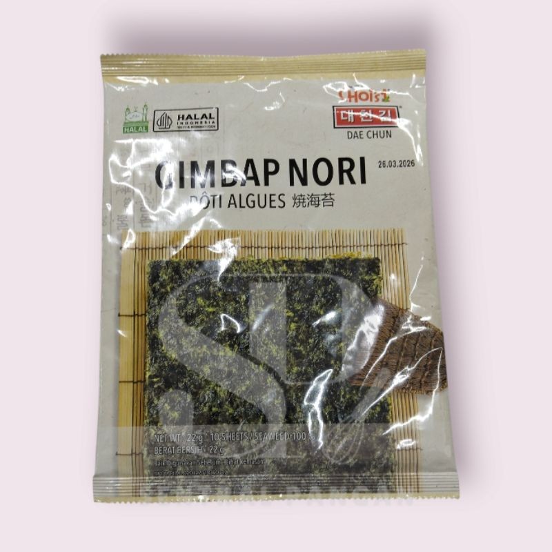 

GIMBAP NORI CHOIS 22gr