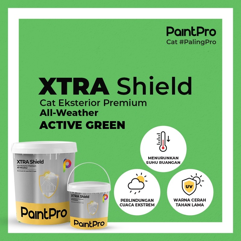 PaintPro Xtra Shield Cat Tembok Eksterior | Cat Exterior | Cat Luar | Warna | Anti UV | Tahan Panas 