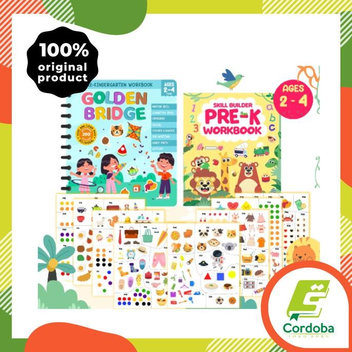 

Buku My First Sticker Book For Pre kindergarten Golden Bridge WorkBook