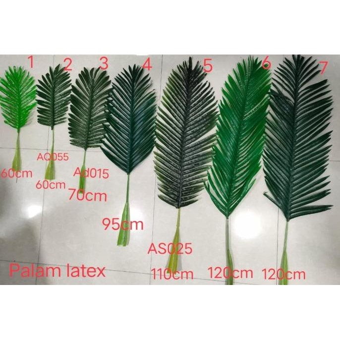 DAUN PALEM LATEK/DAUN KELAPA/DAUN KURMA ARTIFICIAL/BUNGA PLASTIK/HIAS