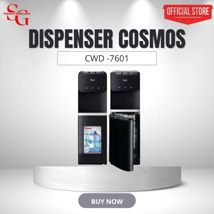 DISPENSER COSMOS CWD7601 GALON BAWAH CWD 7601 HOT COOL AND HOT