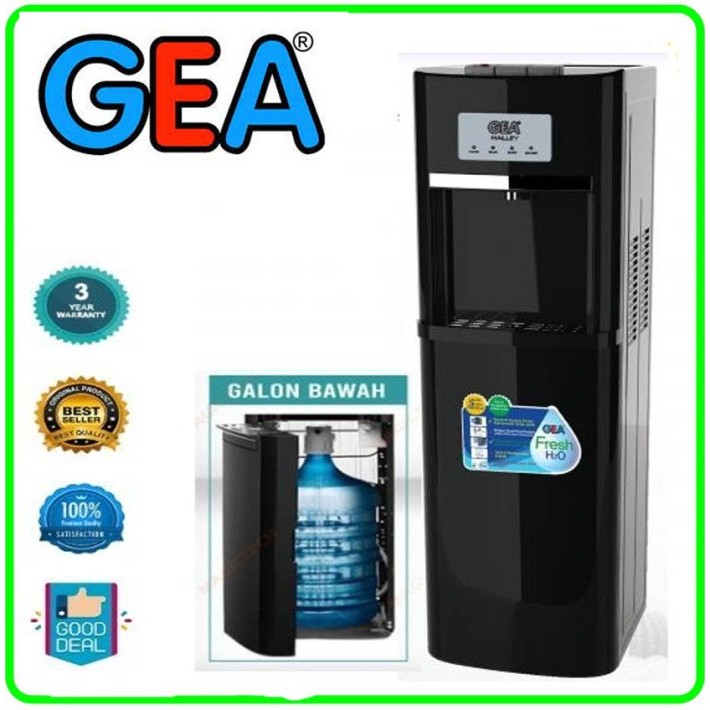 DISPENSER GEA GALON BAWAH GEA HALLEY Panas Dingin Biasa - Kompresor