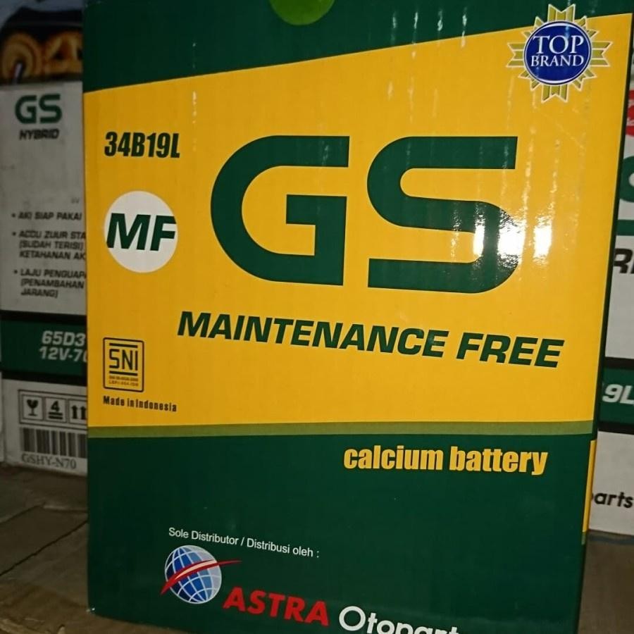 Gs Mf 34B19L 34Ah Aki Ori Bawaan Baru Mobil Brio Xpander Calya Sigra