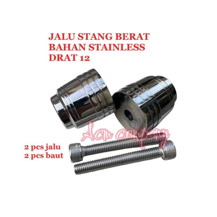 New Jalu stang ninja r ninja rr ninja 250 ninja 250 karbu drat 12 stenlis bandul stang stenlis KAWAS