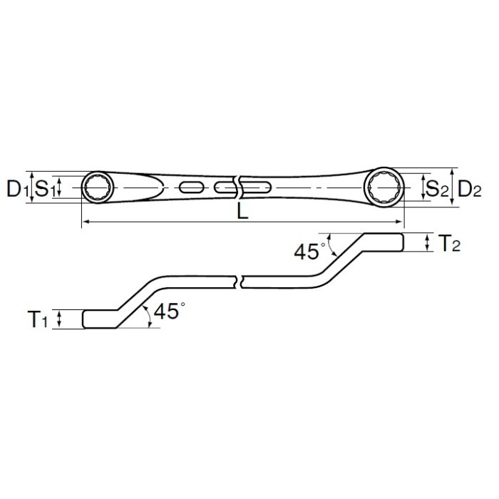 Kunci Ring 17X19Mm Ktc
