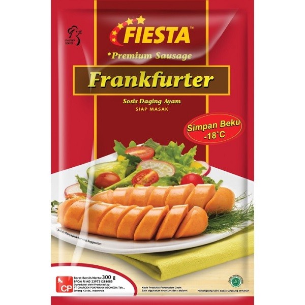 

FIESTA PREMIUM SAUSAGE FRANKFURTER 300GR