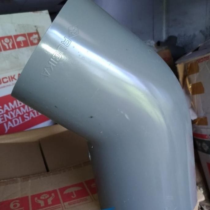 Ready Keni 10" Inch 45 Derajat Aw Elbow Knee Rucika Pvc 10" 45 Derajat