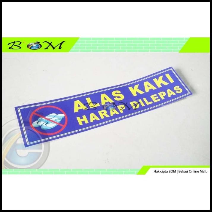 

TERMURAH STIKER STICKER ALAS KAKI HARAP DI LEPAS !