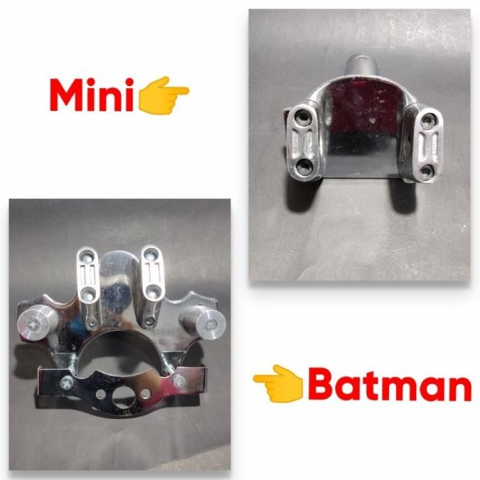 Berkualitas Adaptor dudukan stang matic bebek Honda beat Vario Supra Revo Blade dl