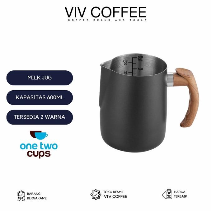 

Milk Jug 600ml Latte Art Pitcher Stainless Steel 304