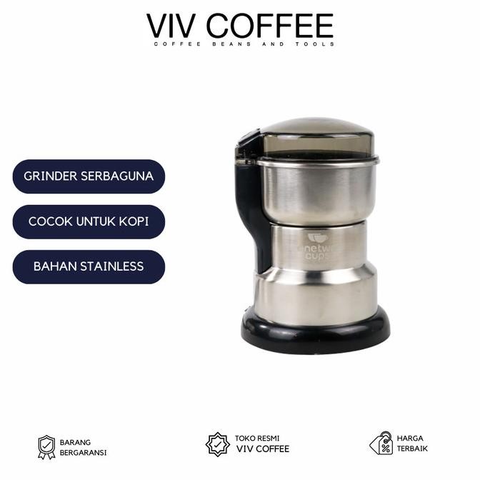 

Mesin Penggiling Biji Kopi Elektrik Stainless Coffee Grinder