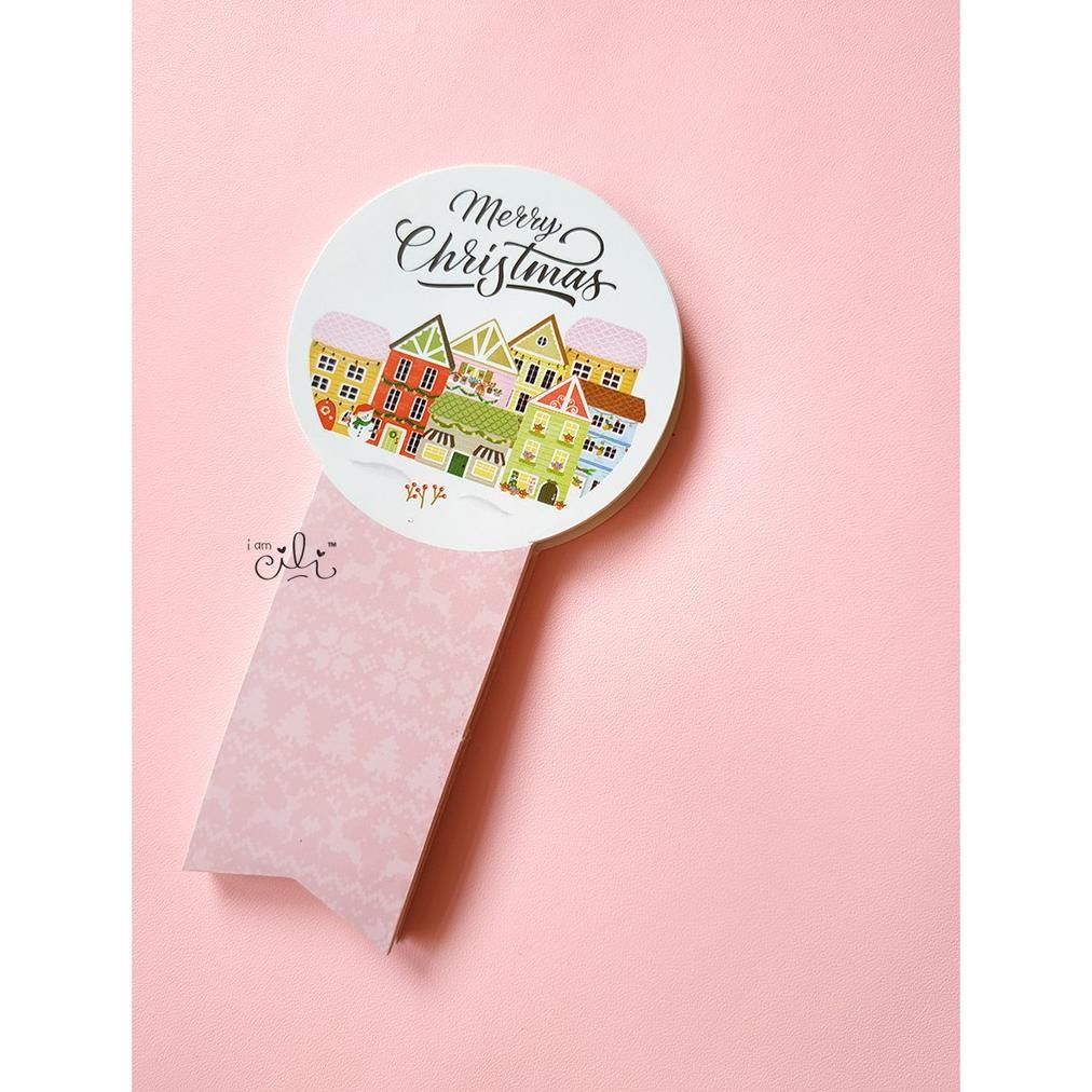

CR - (SC010/SC011) stiker toples kuekering natal christmas gedung salju TERLARIS