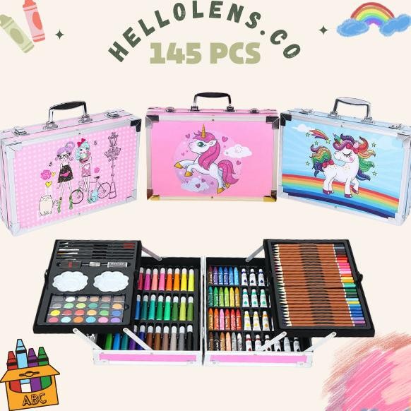 

CRAYON SET 145 PCS MODEL KOPER JINJING | SET LUKIS ANAK 145 PCS IMPORT CRAYON ALAT GAMBAR ALAT LUKIS PENSIL WARNA LENGKAP UNIK LUCU MODERN TERBARU ASLI 100% ORIGINAL OFFICIAL GARANSI BRAND TERLARIS DISKON GROSIR COD TREND 2024 2025 NEGO BAYAR DI TEMPAT