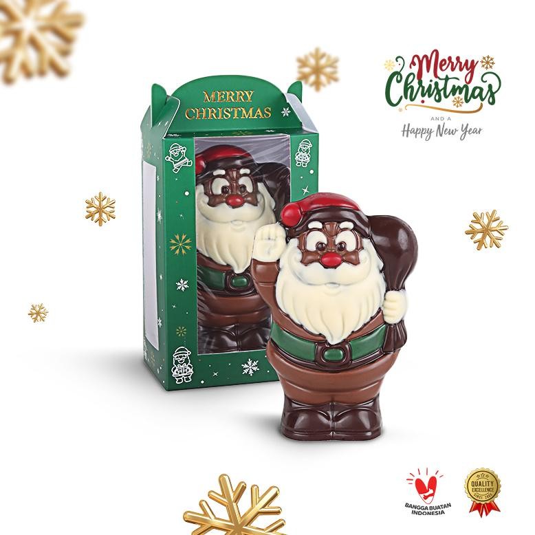 

CR - Chocolate Monggo | Christmas Chocolate Santa Clause 120gr | Hadiah Cokelat Natal | Gift Cokelat TERLARIS