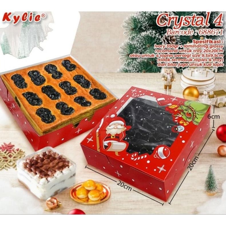 

CR - 5 LEMBAR DUS/BOX KUE NATAL/CHRISTMAS/SANTA CLAUS/XMAS/IMLEK/CNY/CHINESE NEW YEAR TERLARIS