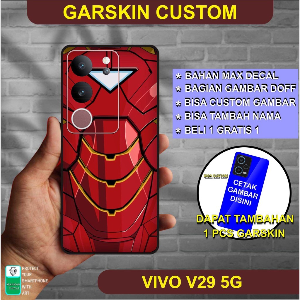 

Vivo V29 Casing/Case Stiker Skin Wrap CUSTOM - Premium Quality