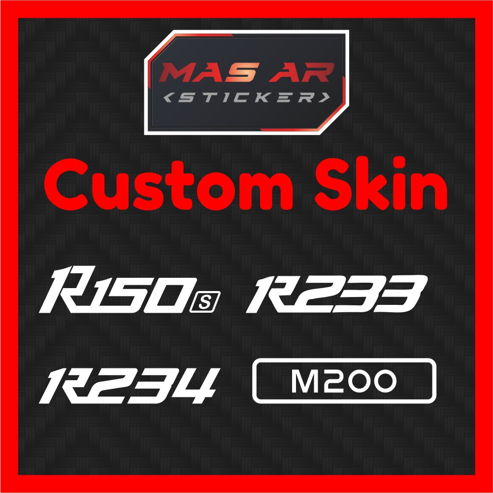 

Stiker R 150s233234 Dan M 200 Baca Deskripsi Casing/Case Stiker Skin Wrap CUSTOM - Premium Quality