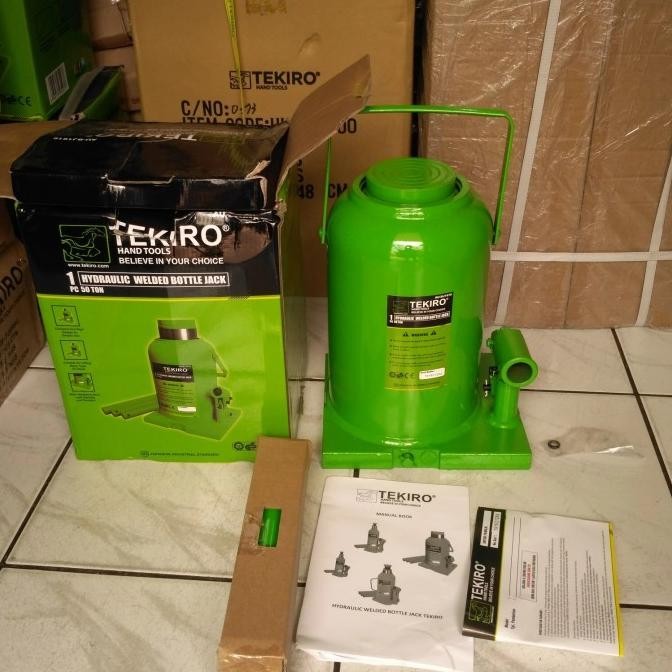 ORIGINAL TEKIRO - DONGKRAK BOTOL 50 TON - DONGKRAK MOBIL HYDRAULIC - ORIGINAL