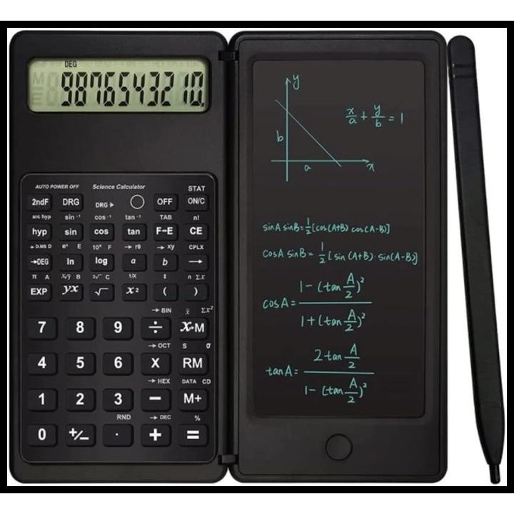 

Kalkulator Lipat Calculator Ilmiah Scientific E-Writer Lcd Note Pen S9