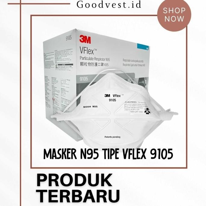 Masker N95 3M Vflex 9105 1 box Termurah
