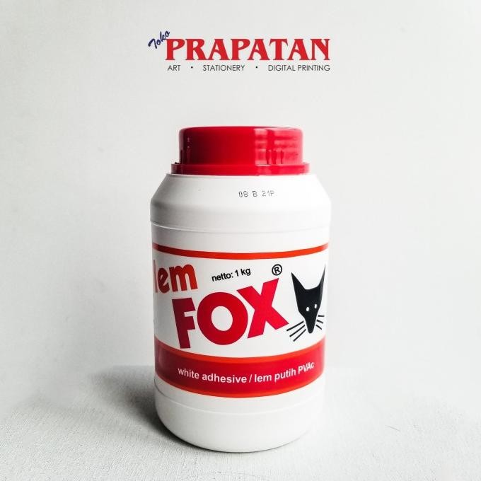 

BARU LEM FOX 1 KG / LEM PUTIH PVAC