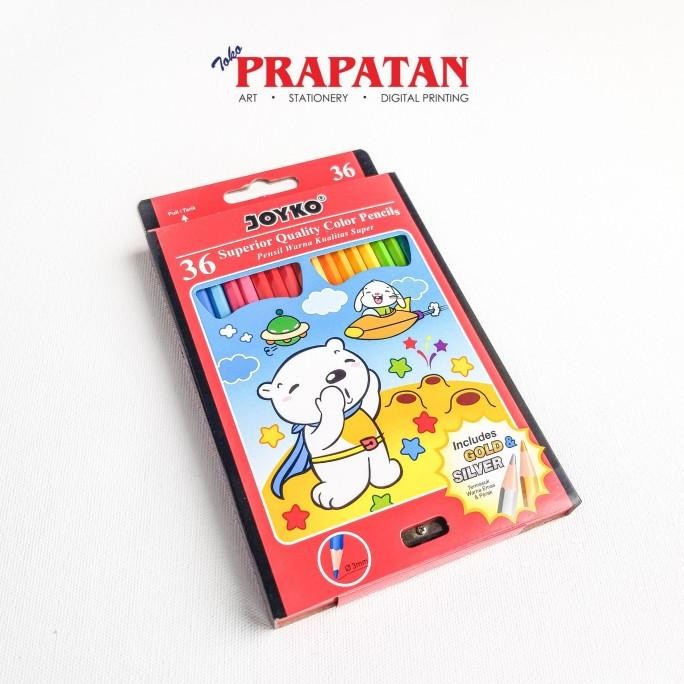 

BARU PENSIL WARNA JOYKO / COLOR PENCIL 36 WARNA