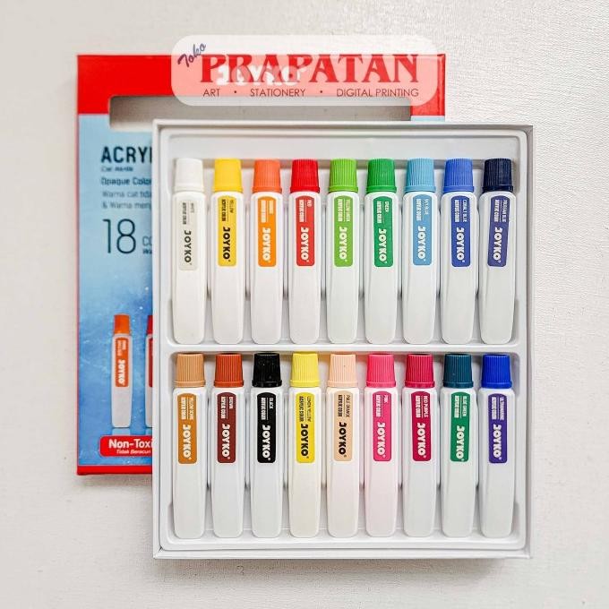 

BARU CAT AKRILIK SET JOYKO 18X12ML | JOYKO ACRYLIC SET