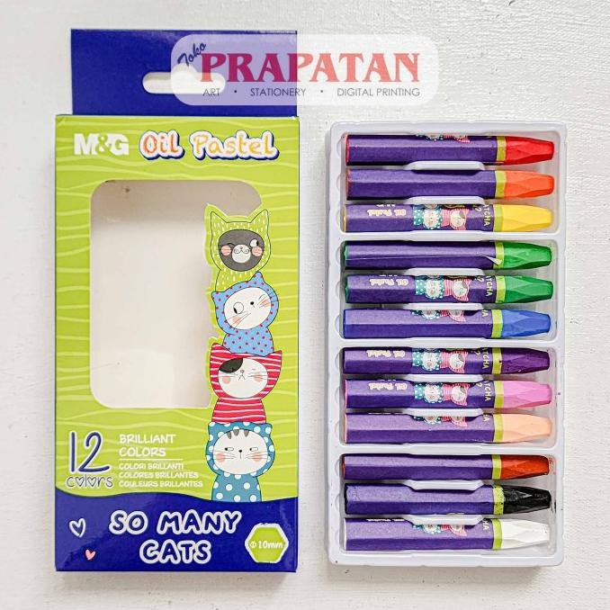 

BARU M&G SO MANY CATS OIL PASTEL AGM900 | CRAYON MINYAK