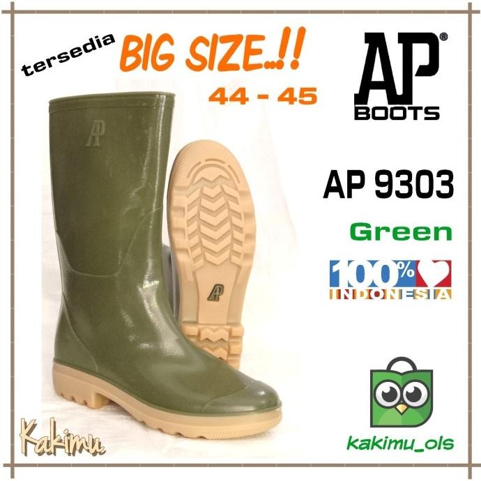 SEPATU AP BOOT AP BOOTS 9303 GREEN