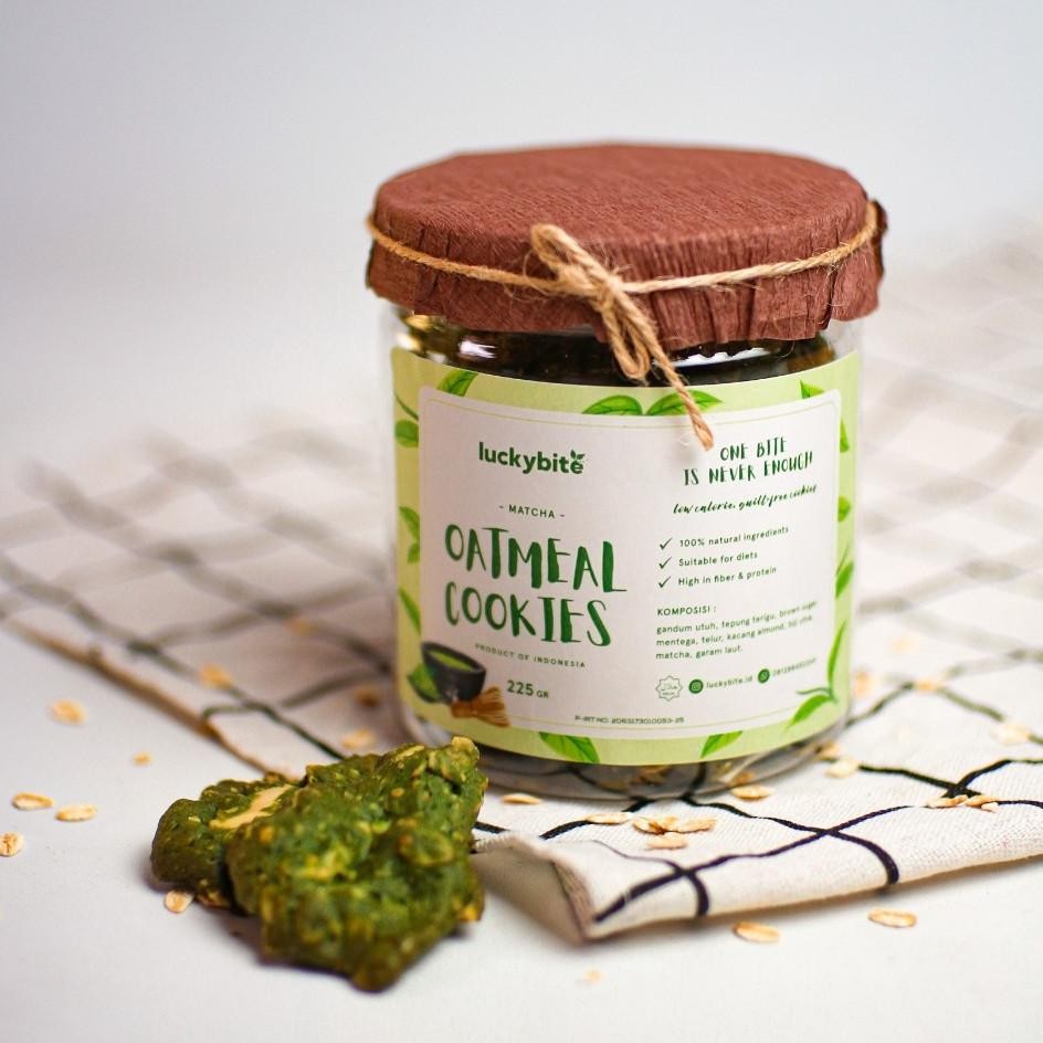 

Oatmeal Cookies - Matcha Almond (225 gr) - LUCKYBITE