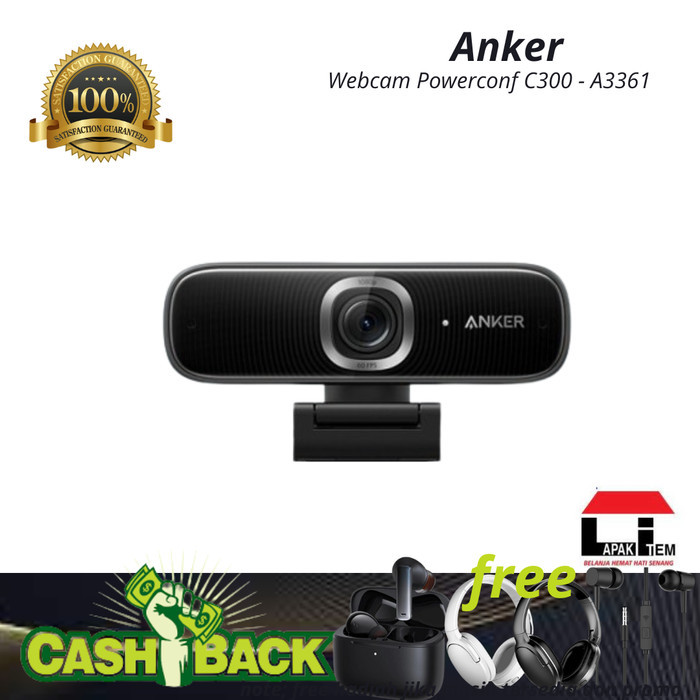 Anker webcam Powerconf C300 - A3361 speakerphone