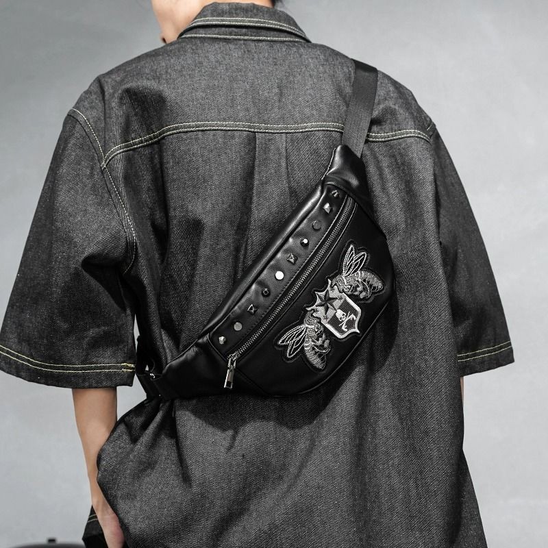 Tas Bahu Kapasitas Besar Bordir Pria