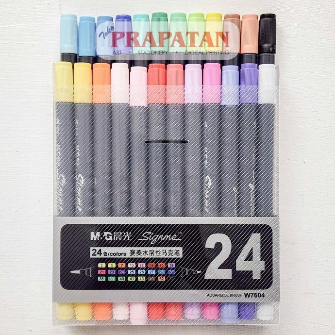 

BARU M&G SIGN ME AQUARELLE BRUSH PEN SET APMW | PENA KUAS