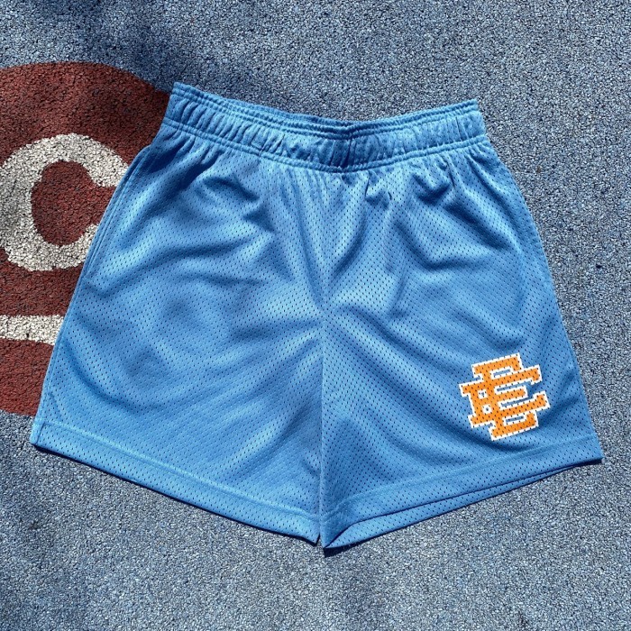 Eric Emanuel Basic Shorts x Blue/Lemonade Orange