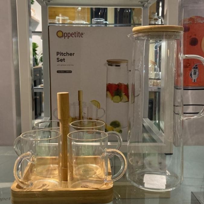 Ready Pitcher Kaca Pitcher Aesthetic Pitcher Minuman Gelas Kaca