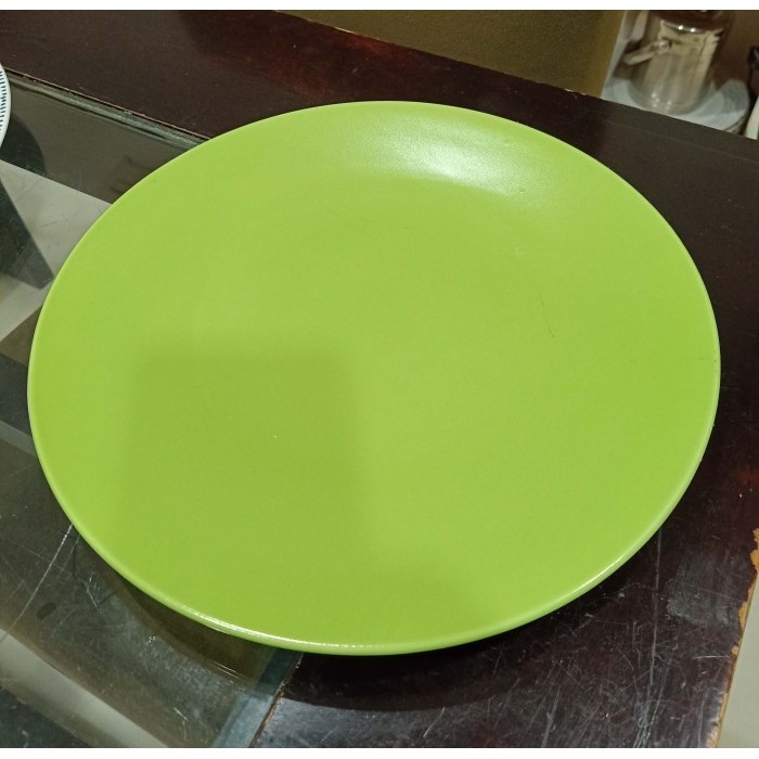 PIRING MAKAN KERAMIK HIJAU - BESAR