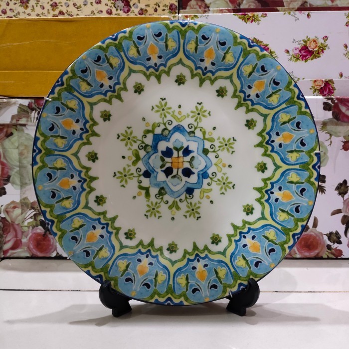 PIRING HIAS TURKI HIJAU PUTIH