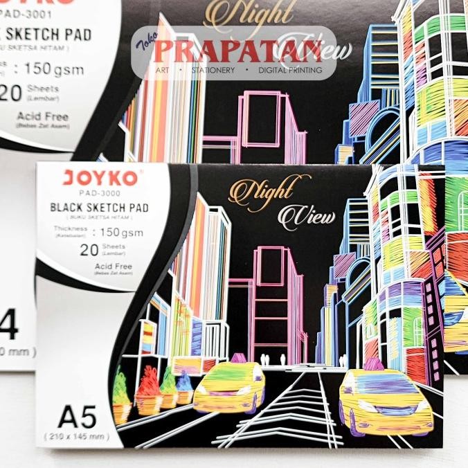 

BARU JOYKO BLACK SKETCH PAD | BUKU GAMBAR HITAM