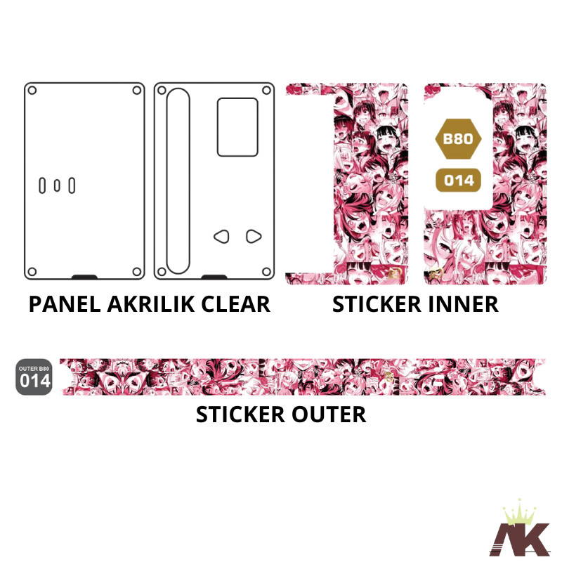 

Cutting Akerilik Untuk Bagian Luar Dalam B80 Pres Motif 14 Casing/Case Stiker Skin Wrap CUSTOM - Premium Quality