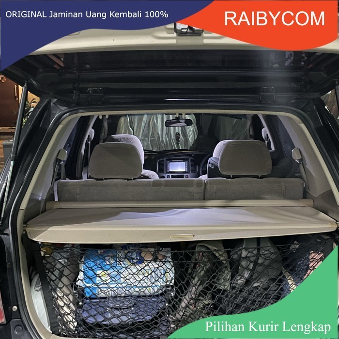MEJA BAGASI FORD ESCAPE 2002-2012 TRAY COVER JARING BAGASI WARNA BEIGE PLUG AND PLAY