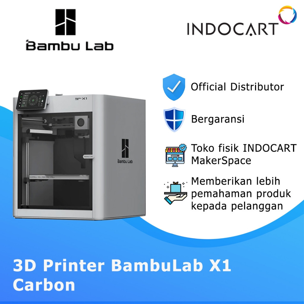 IndoCart 3D Printer Unit BambuLab X1 Series Carbon CoreXY