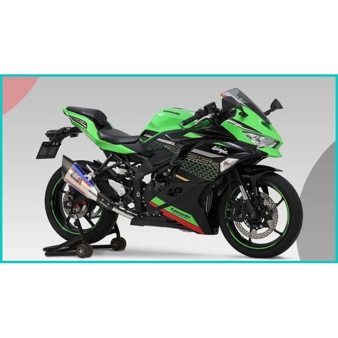 Knalpot Yoshimura R11 Blue Titan Kawasaki ZX25R ZX 25R Fullsystem 11OK